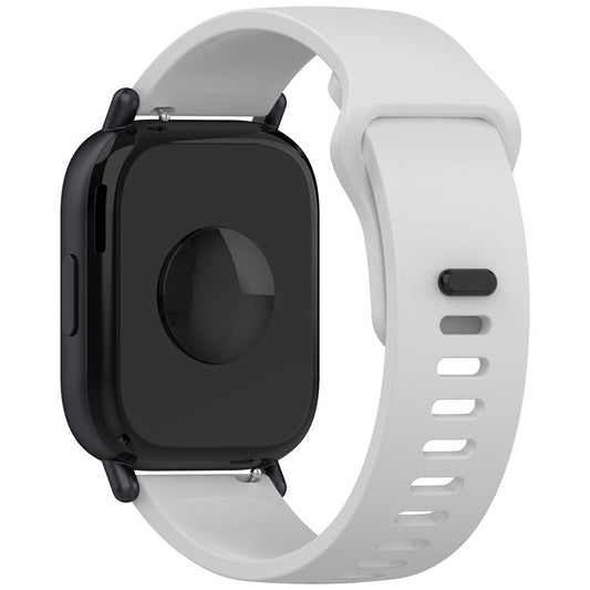 For Xiaomi Redmi Watch 5 Active / Watch 5 Lite Replacement Strap Soft Silicone Watch Band - Ivory White