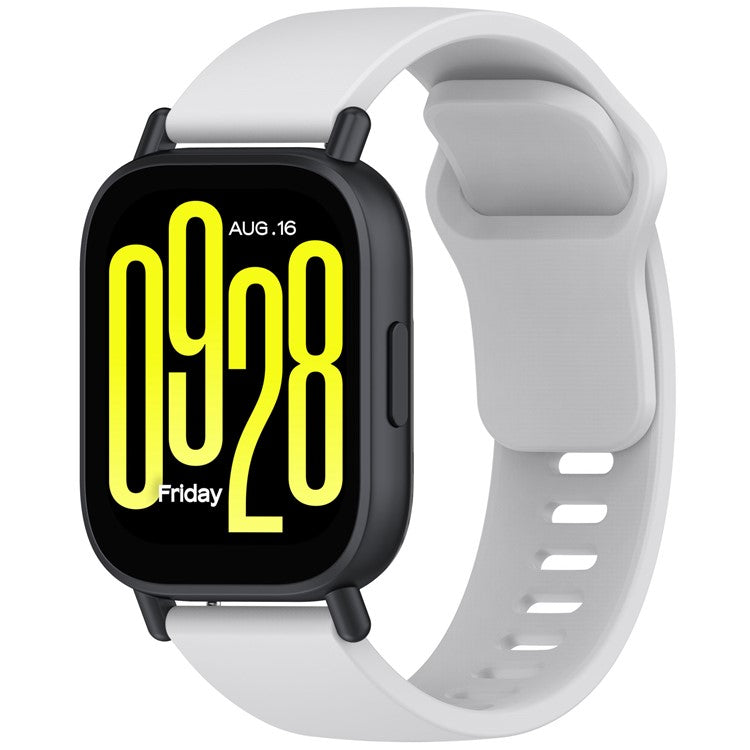 For Xiaomi Redmi Watch 5 Active / Watch 5 Lite Replacement Strap Soft Silicone Watch Band - Ivory White