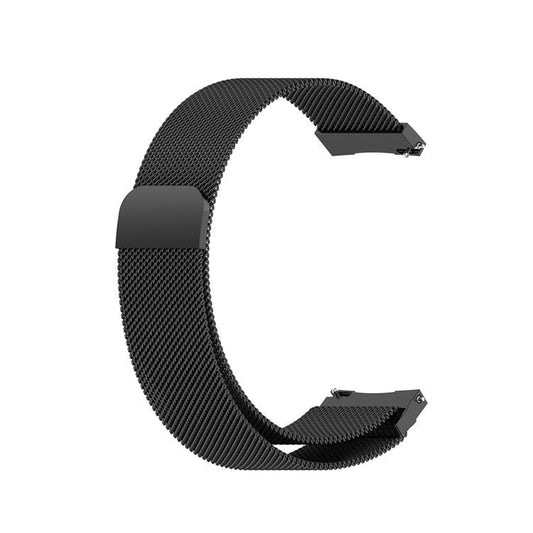 Milanese Stainless Steel Fine Mesh Smart Watch Strap Replacement for Xiaomi Haylou Solar LS05 - Black Blue