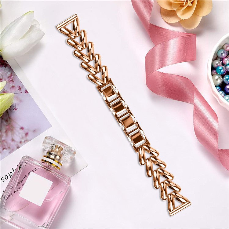 Zinc Alloy Watch Band for Gabb Watch 2 Twisted Metal Watch Strap Replacement - Rose Gold