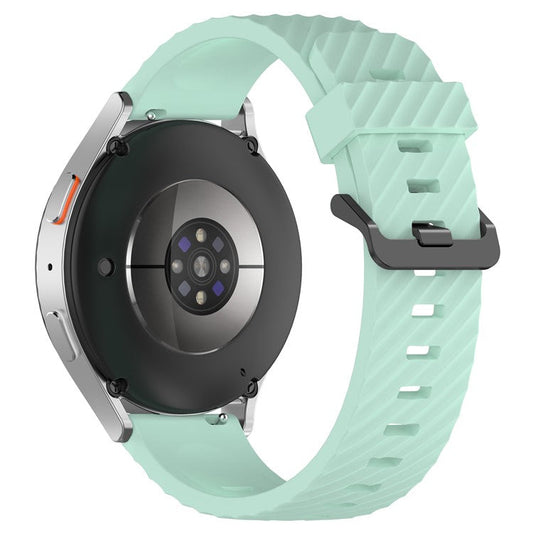For Samsung Galaxy Watch7 40mm / 44mm Watch Strap 20mm Silicone Watch Band - Teal