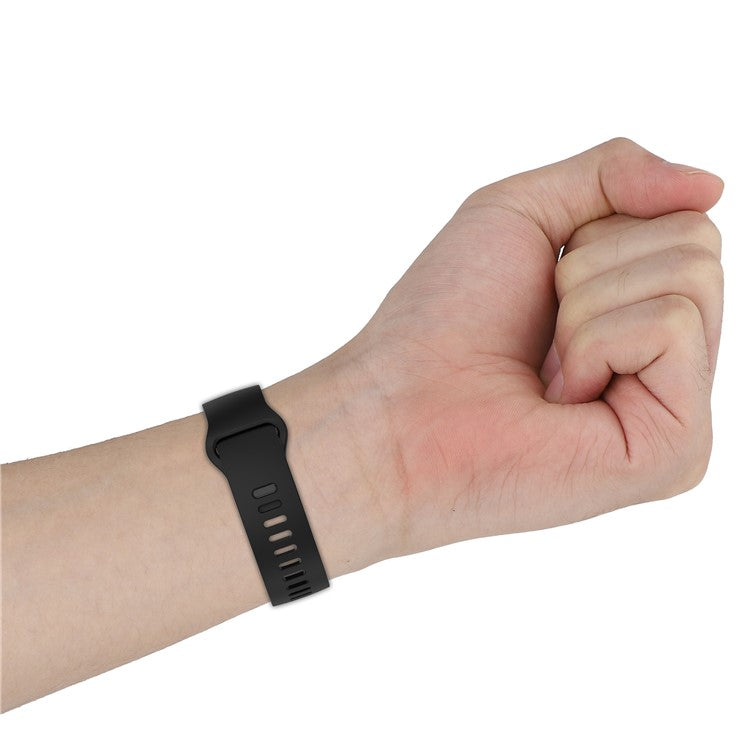 Silicone Strap for Xiaomi Redmi Watch 5 Active Watch Band Adjustable Watchband Replacement - Black
