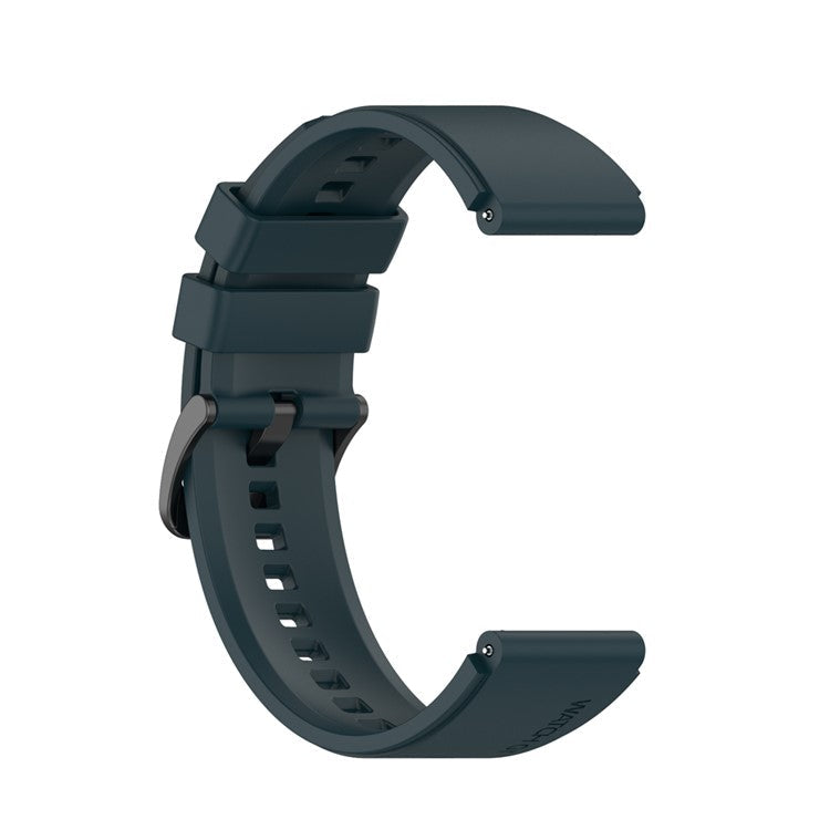22MM Soft Silicone Watch Band Strap Replacement for Huawei Watch GT 2 Pro - Blackish Green