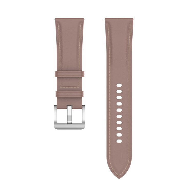 20mm Watch Band for Huami Amazfit Active / GTR Mini / Bip 3 / Bip 3 Pro Genuine Cow Leather Strap with Quick Release Connector - Deep Pink