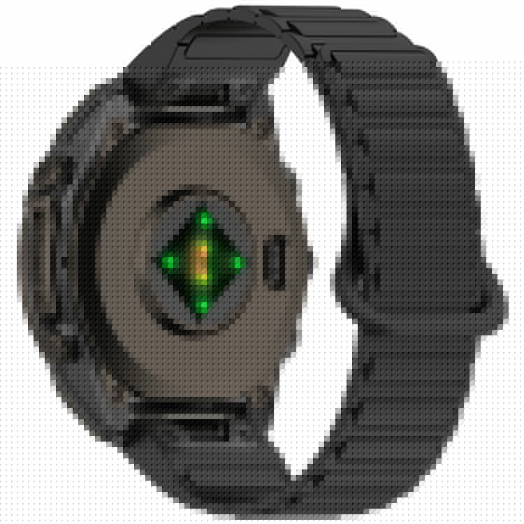 22mm Silicone Band for Garmin Fenix 8 47mm / Fenix E 47mm / Fenix 7 / Descent G1 Quick Release Magnetic Watch Strap - Black