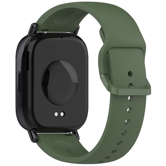 For Xiaomi Redmi Watch 5 Lite Band Waterproof Sweatproof Soft Silicone Sport Strap - Dark Green