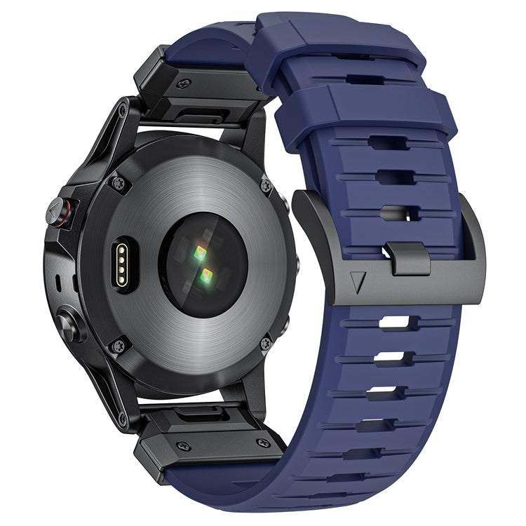 26mm Fluorubber Strap for Garmin Fenix 8 51mm / Enduro 3 / Instinct 2X Universal Watch Band - Blue