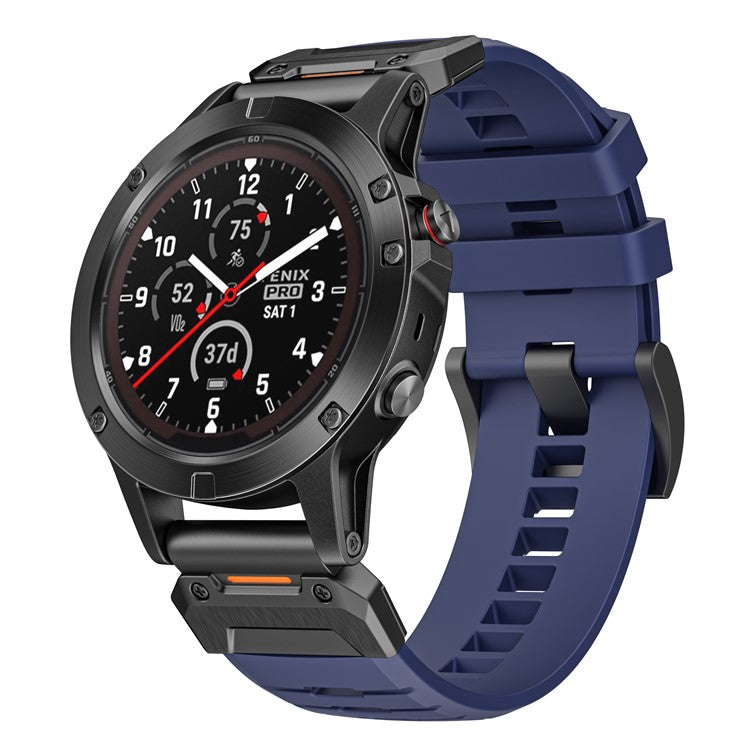 26mm Fluorubber Strap for Garmin Fenix 8 51mm / Enduro 3 / Instinct 2X Universal Watch Band - Blue