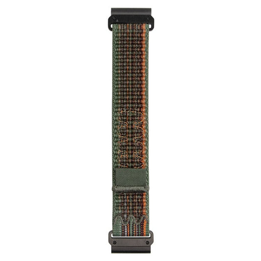 26mm Quick Release Nylon Watch Band for Garmin Fenix 8 51mm  /  Fenix 7X  /  6X - Army Green