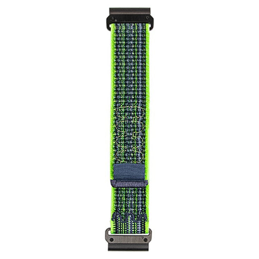 22mm Quick Release Nylon Watch Band for Garmin Fenix 8 47mm  /  Fenix 7  /  6 - Green