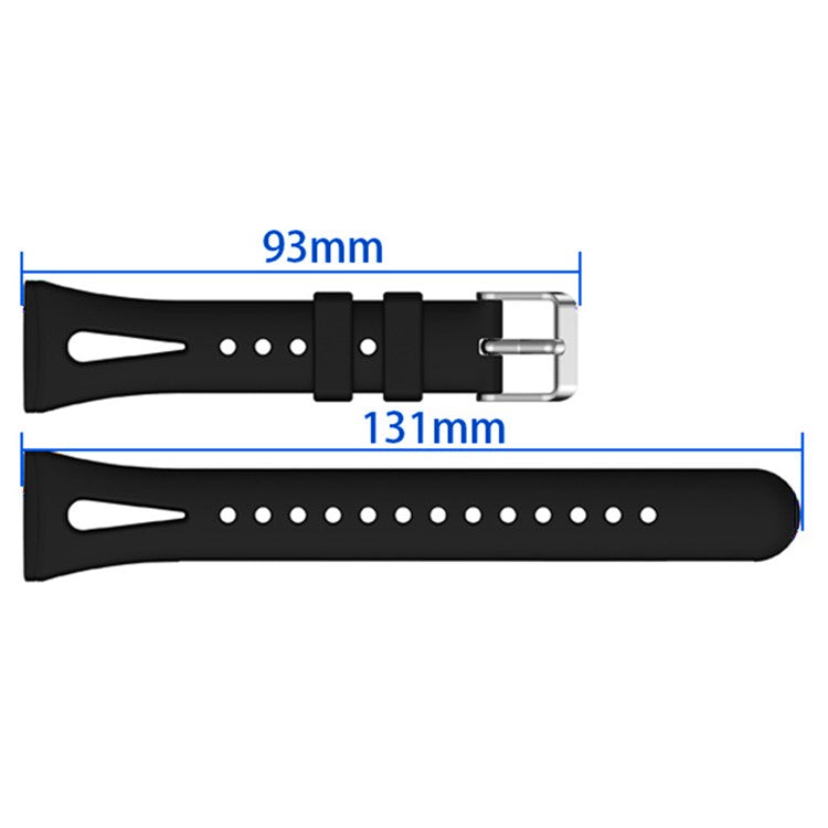 Size L Watch Band for Fitbit Versa 4 / Versa 3 / Sense 2 Sweatproof Soft Silicone Sport Watch Strap - Baby Blue