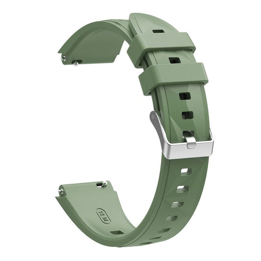 For Huawei Watch GT 5 Pro 42mm / GT 5 41mm / Oppo Watch X2 Mini Silicone Strap 18mm Watch Band Replacement - Green