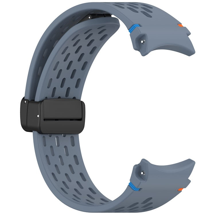 For Samsung Galaxy Watch7 / 6 / 5 / 4 / FE Replacement Band Adjustable Silicone Watch Strap - Blue