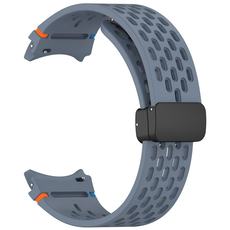 For Samsung Galaxy Watch7 / 6 / 5 / 4 / FE Replacement Band Adjustable Silicone Watch Strap - Blue