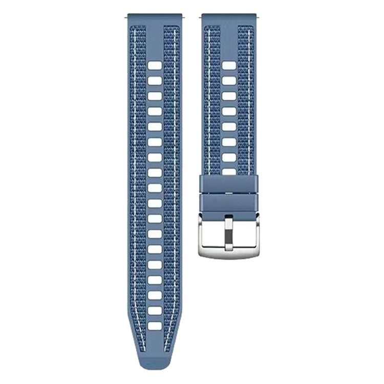 20mm Nylon Silicone Watch Band For Huawei Watch GT 3 Pro 43mm  /  GT 3 42mm  /  GT 2 42mm  /  Watch 2 Replacement Strap - Green