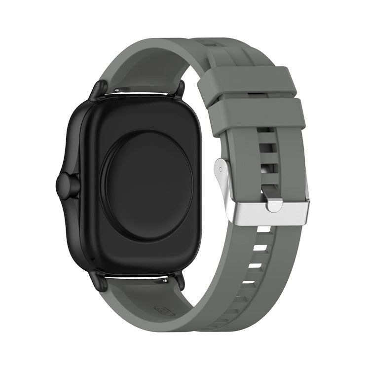 20mm Silicone Watchband Replacement Watch Strap for Huami Amazfit GTS 2e/GTS 2/GTS 2 Mini - Grey