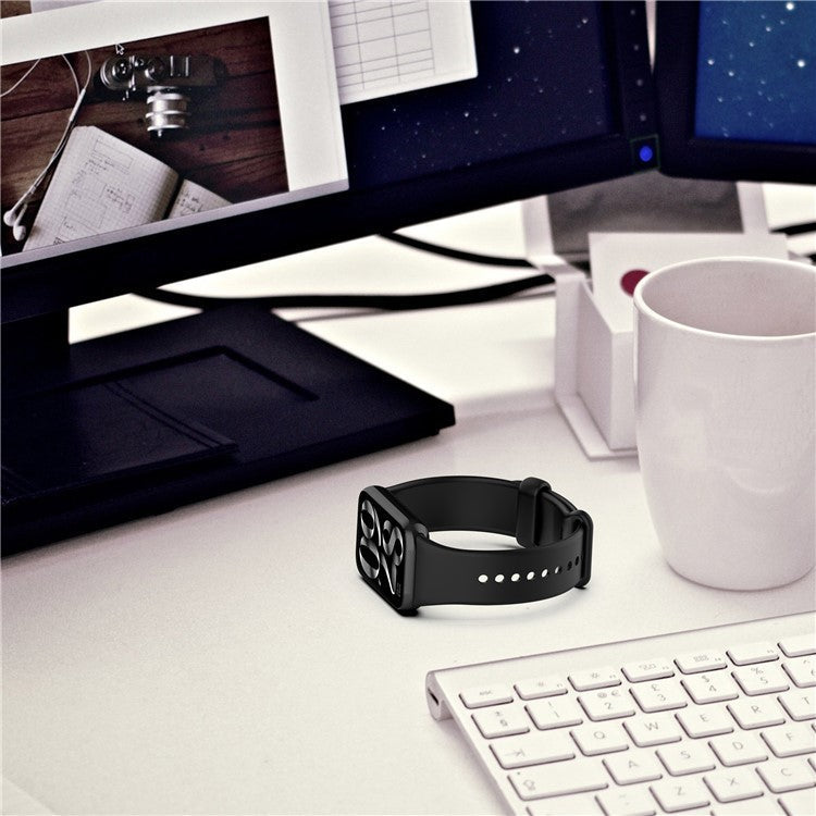 Watch Strap For Xiaomi Smart Band 9 Pro / Band 8 Pro / Redmi Watch 4 TPU Adjustable Wrist Band - White