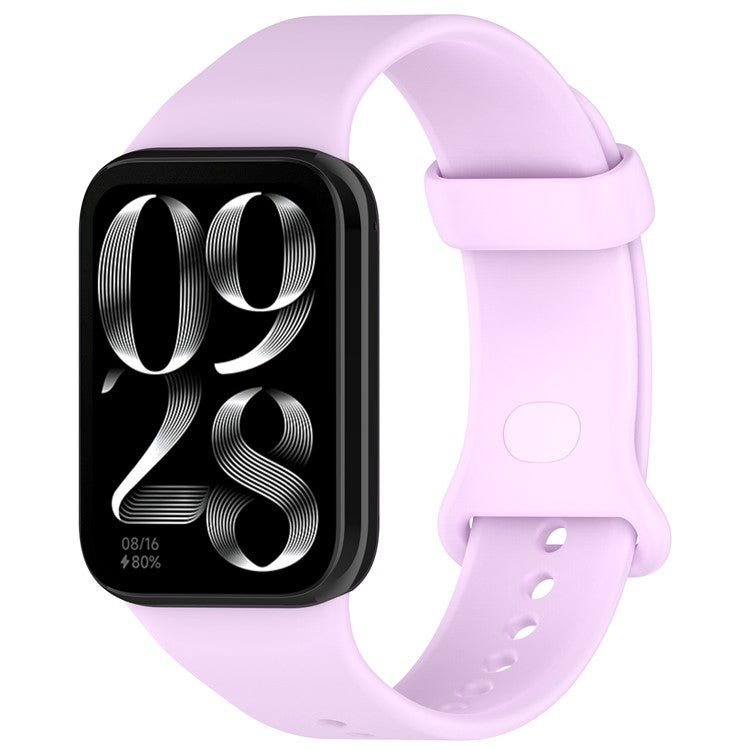 Watch Strap For Xiaomi Smart Band 9 Pro / Band 8 Pro / Redmi Watch 4 TPU Adjustable Wrist Band - Lilac Purple