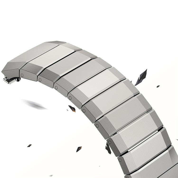 For Huawei Watch GT 5 Pro 46mm / GT 5 46mm Band Adjustable Titanium Alloy Watch Strap - Silver