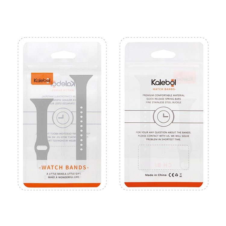 KALEBOL Silicone Watch Band for Apple Watch Series 10 9 8 7 SE 6 5 4 3 2 1 42mm 41mm 40mm 38mm Replacement Strap - Purple