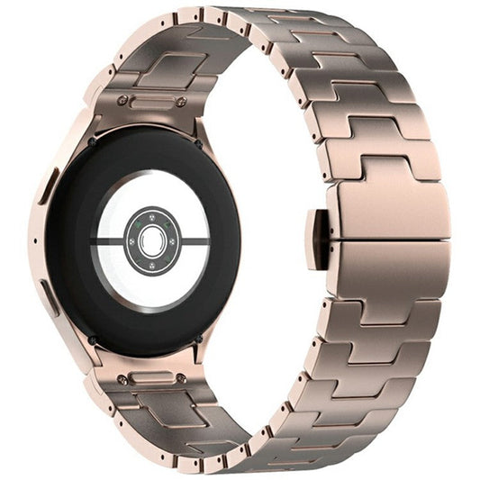 Watch Band for Samsung Galaxy Watch7 / Watch FE / Watch6 / Watch5 / Watch4 Stainless Steel Strap - Rose Gold