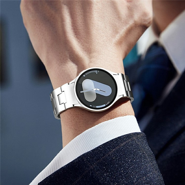 Watch Band for Samsung Galaxy Watch7 / Watch FE / Watch6 / Watch5 / Watch4 Stainless Steel Strap - Rose Gold