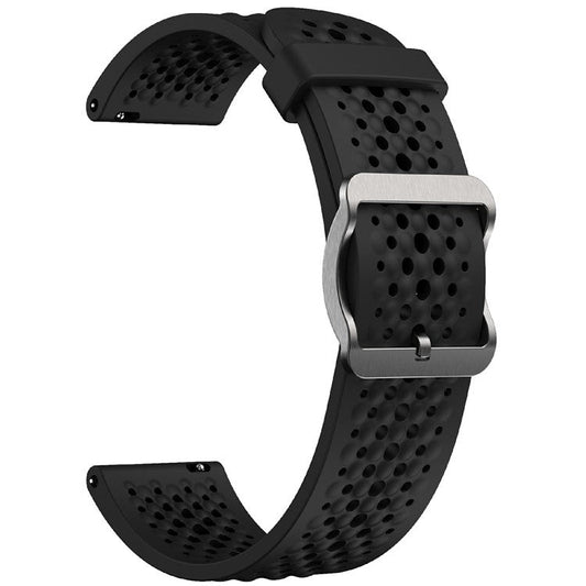 KALEBOL For Xiaomi Watch S4 Sport Silicone Watch Band Adjustable Strap Replacement - Black