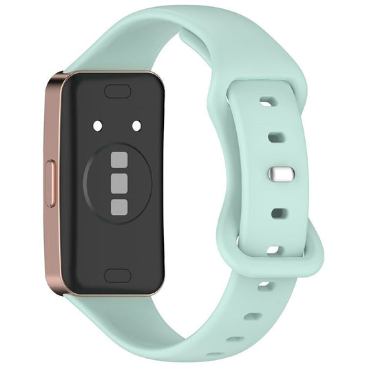 KALEBOL Silicone Watch Strap for Huawei Band 9 / 9 NFC / 8 / 8 NFC Tail Reverse Buckle Wrist Band - Baby Blue