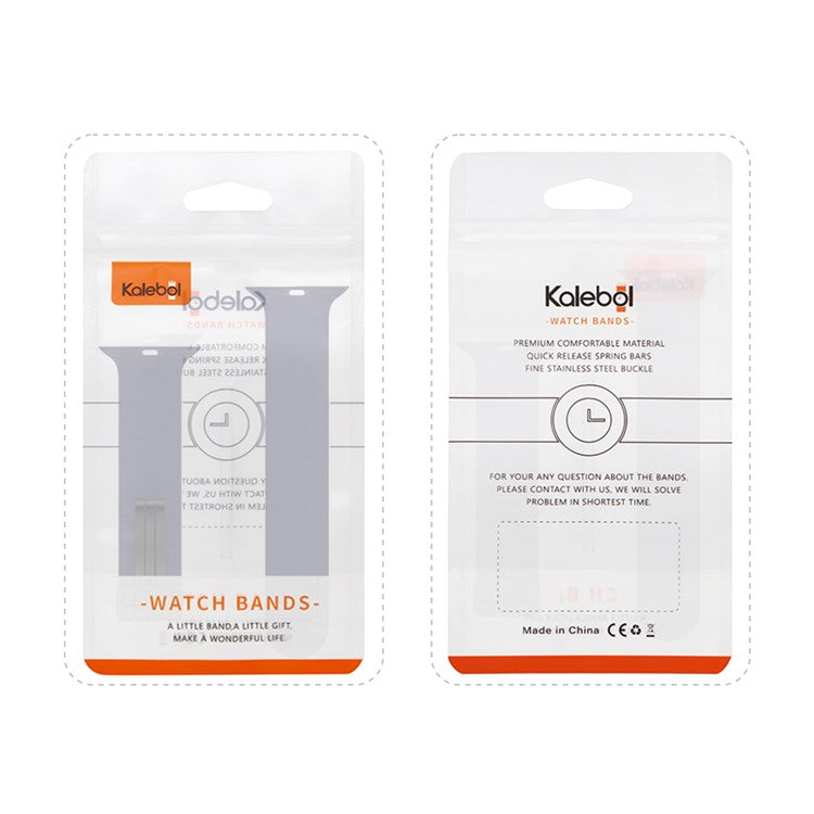 KALEBOL Magnetic Silicone Strap for Apple Watch Series 10 Ultra 9 8 7 SE 6 5 4 3 2 1 46mm 49mm 45mm 44mm 42mm Carbon Fiber Band - Sky Blue
