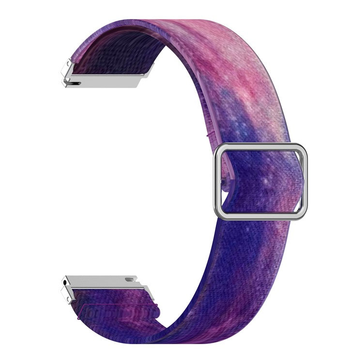 20mm Nylon Watch Band Replacement Watchstrap for Samsung Galaxy Watch Active/Active 2 - Starry Sky