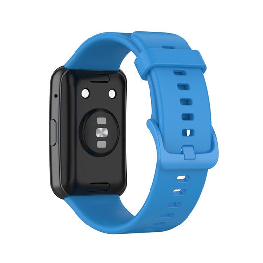 Silicone Solid Color Watch Strap for Huawei Watch Fit Special Edition B39 / (TIA-B09 / TIA-B19) - Sky Blue