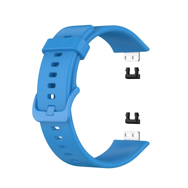 Silicone Solid Color Watch Strap for Huawei Watch Fit Special Edition B39 / (TIA-B09 / TIA-B19) - Sky Blue