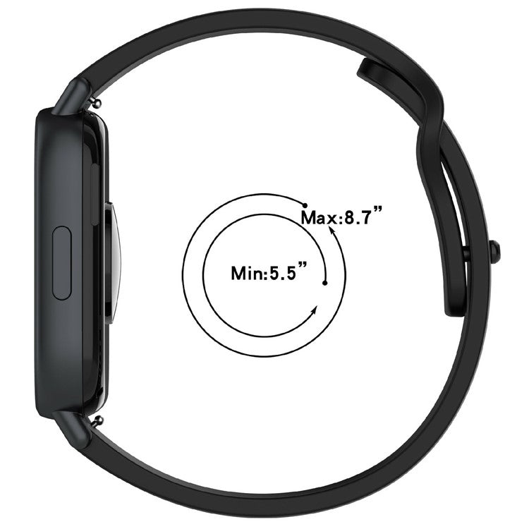 22mm Silicone Watch Band for Samsung Huawei Garmin Xiaomi Universal Wrist Strap - Dark Green