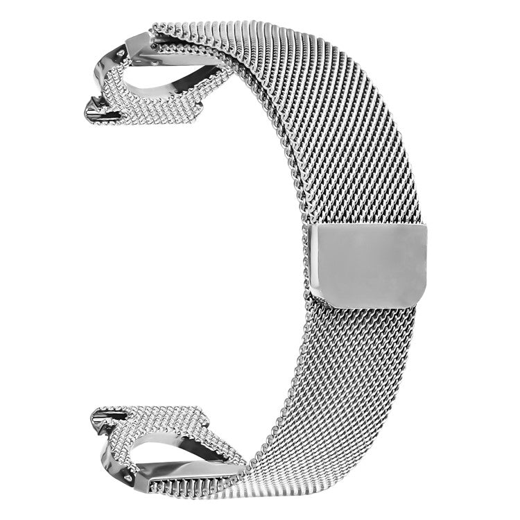 For Huami Amazfit GTS 2e Watch Band Milanese Silver Metal Strap Rhinestone Decor