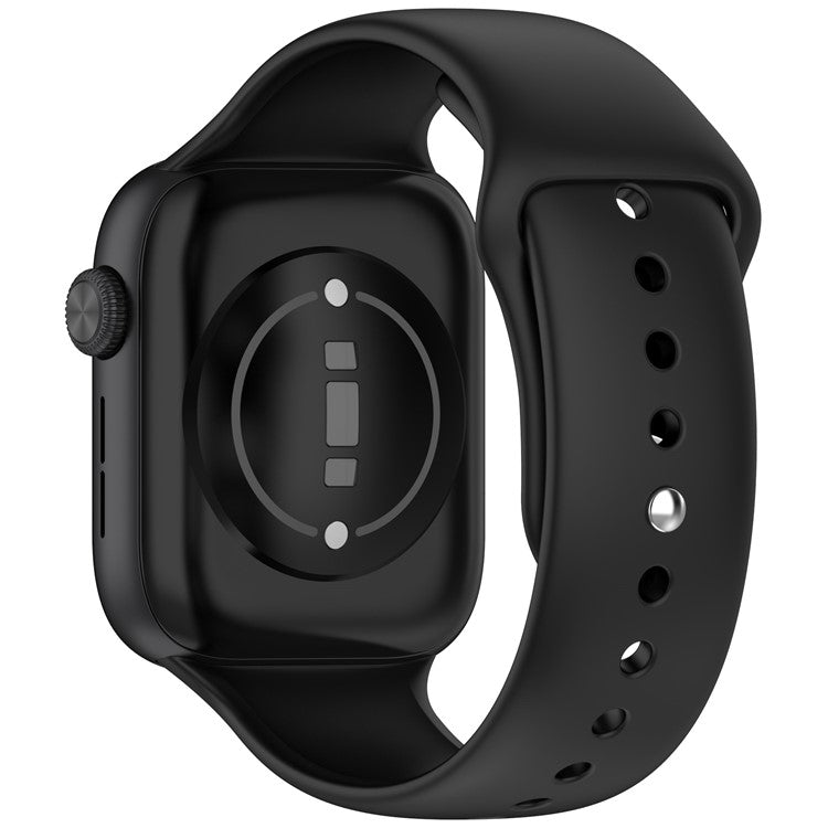 For Honor Watch 5 Silicone Watch Band Reverse Buckle Wrist Strap - Black