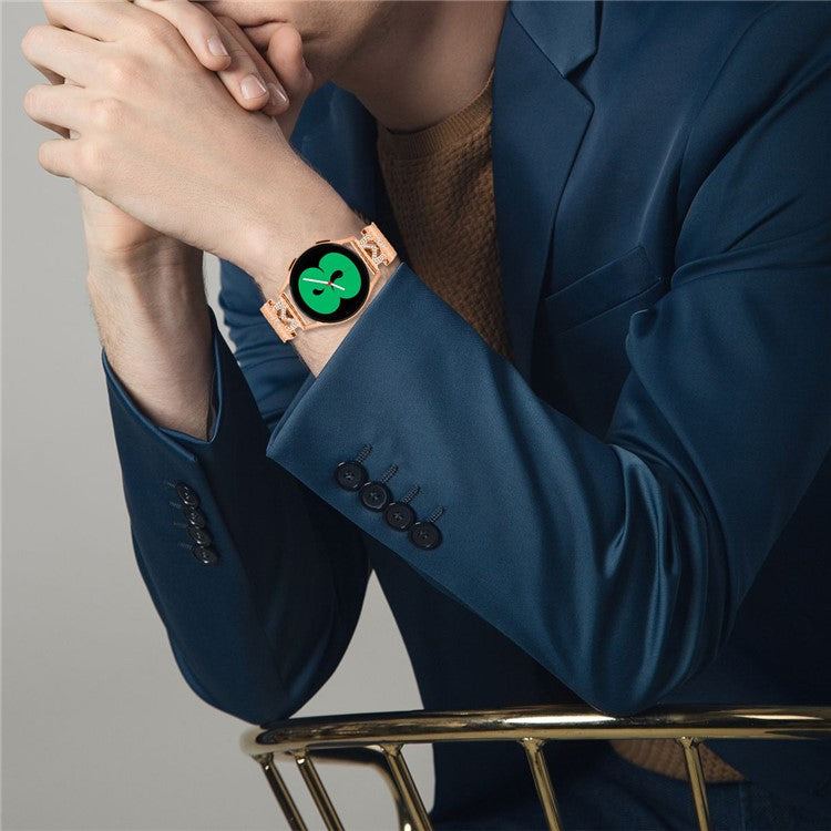 M-Type Milanese Bands for Huami Amazfit Bip 3 / Bip 3 Pro Stainless Steel Metal Strap - Rose Gold