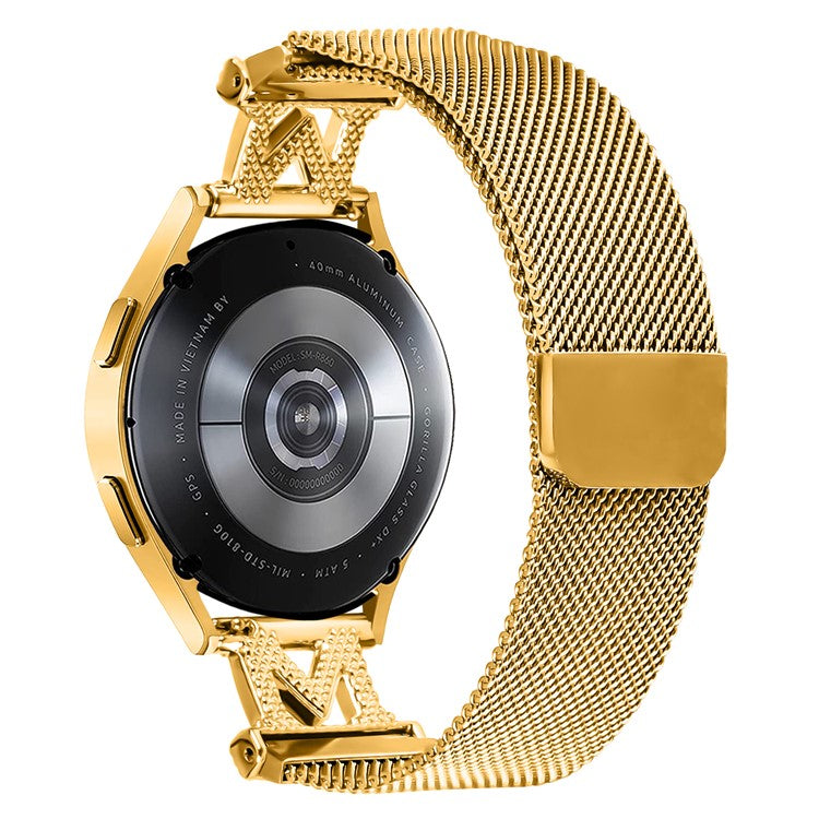 M-Type Milanese Bands for Withings Steel Stainless Steel Metal Strap - Gold