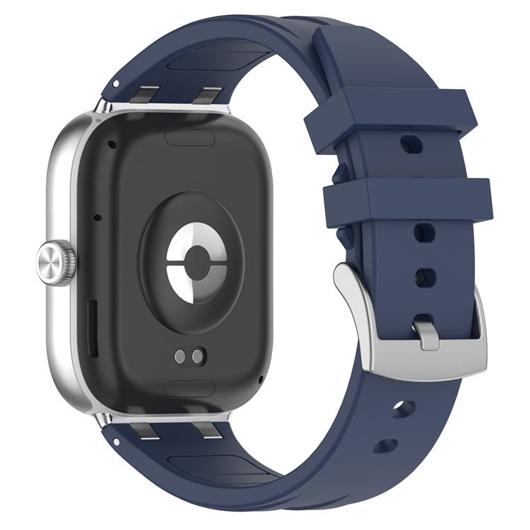 Silicone Watchband for Xiaomi Redmi Watch 5 / Watch 4 / Smart Band 9 Pro / 8 Pro Adjustable Wrist Strap - Navy Blue