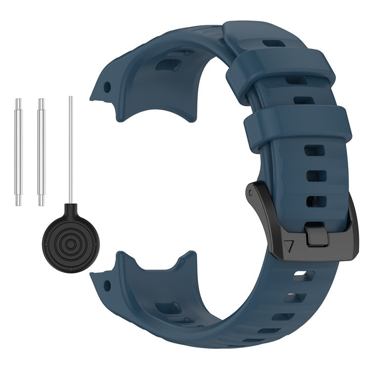 For Garmin Instinct E 40mm Smartwatch Band Breathable Sports Silicone Strap - Blue