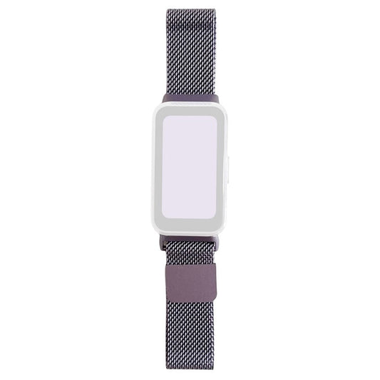 Watch Band For Huawei Band 10  /  9  /  8 Gradient Milanese Loop Stainless Steel Strap - Purple