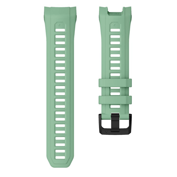 For Garmin Instinct 3 AMOLED 50mm / Instinct 3 Solar 50mm Smartwatch Band Breathable Sports Silicone Strap - Green