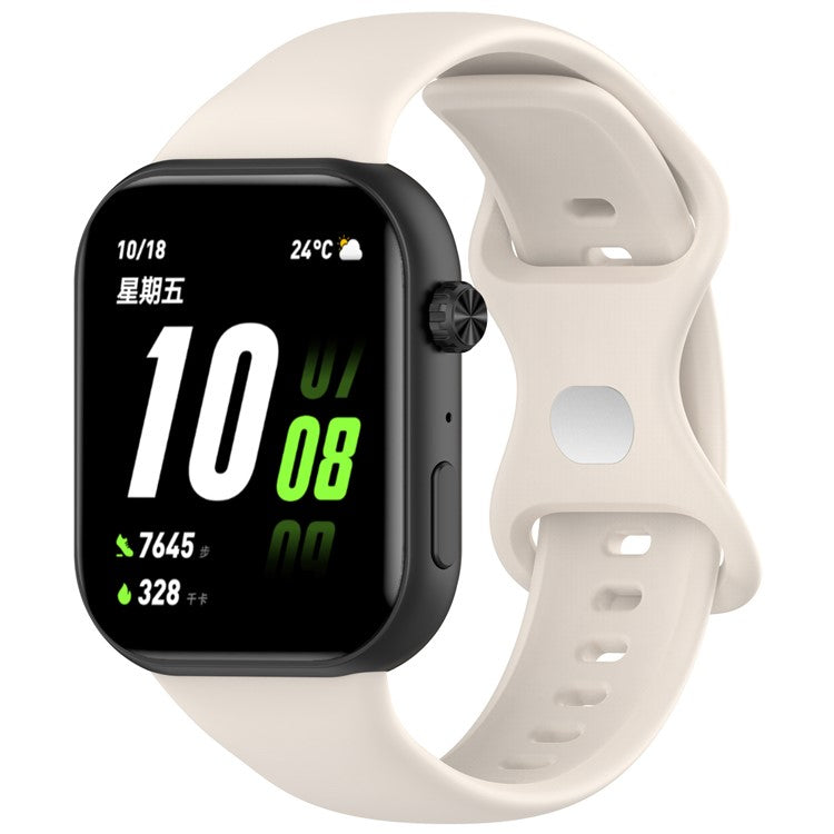 For Honor Choice ROSSINI 2i Silicone Watch Strap Reverse Buckle Sports Wrist Band - Starlight