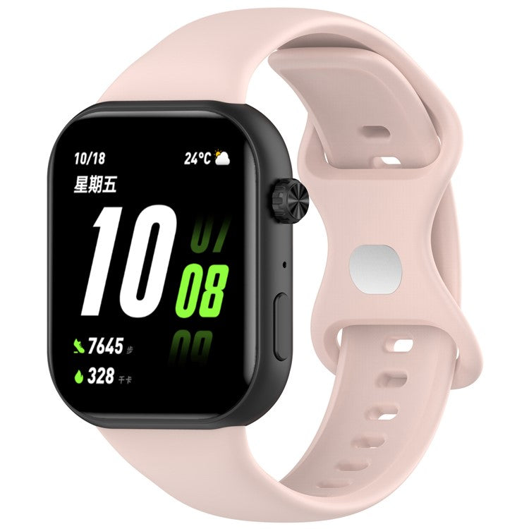 For Honor Choice ROSSINI 2i Silicone Watch Strap Reverse Buckle Sports Wrist Band - Pink