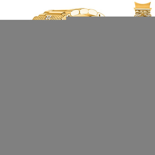 Metal Strap with Connector for Samsung Galaxy Watch6 40mm / 44mm / Watch6 Classic 43mm / 47mm Butterfly Rhinestones Decor Watch Band - Gold