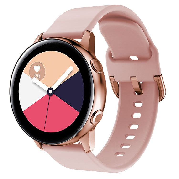 22mm Adjustable Silicone Smart Watch Band Bracelet Strap Replacement for Polar Vantage M/Grit X - Pink