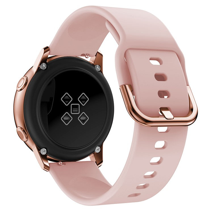 22mm Adjustable Silicone Smart Watch Band Bracelet Strap Replacement for Polar Vantage M/Grit X - Pink