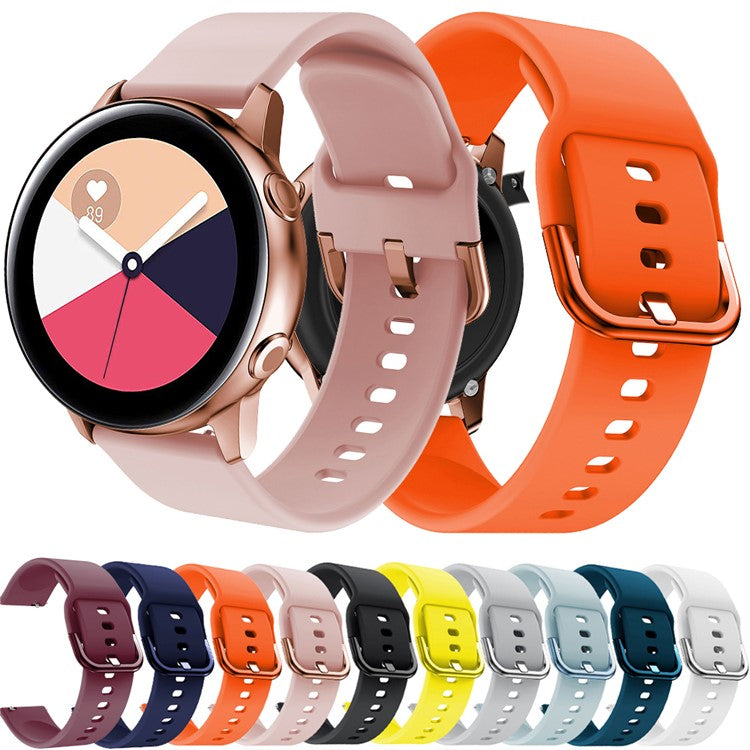 22mm Adjustable Silicone Smart Watch Band Bracelet Strap Replacement for Polar Vantage M/Grit X - Pink