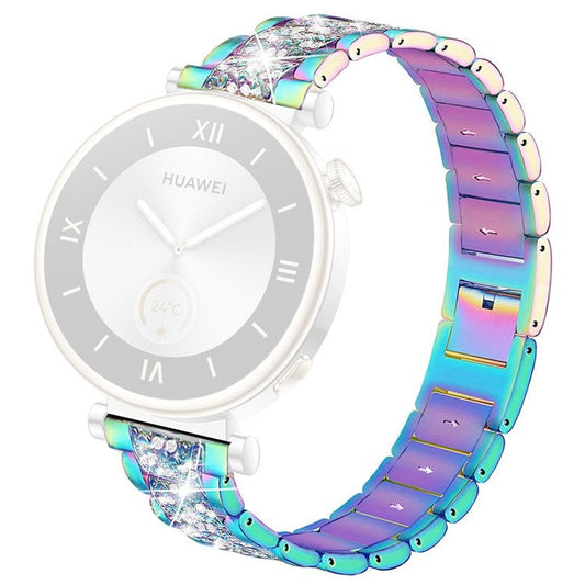 For Nokia Steel / Withings Steel HR 36mm Smartwatch Strap Rhinestone Decor Zinc Alloy Wrist Band - Colorful