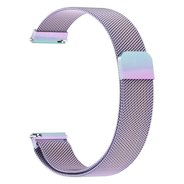 For Nokia Withings Steel HR 36mm / Steel Watch Band Magnetic Milanese Stainless Steel Strap - Colorful