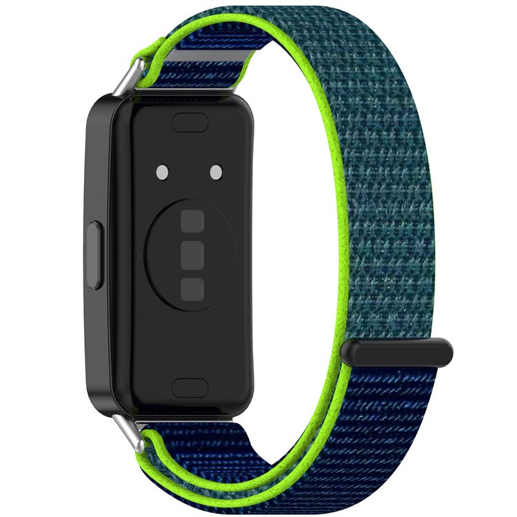 KALEBOL Watch Strap For Huawei Band 10  /  9  /  8 Magic Tape Nylon Replacement Wrist Band - Lime